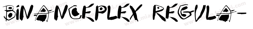 BinancePlex Regula字体转换